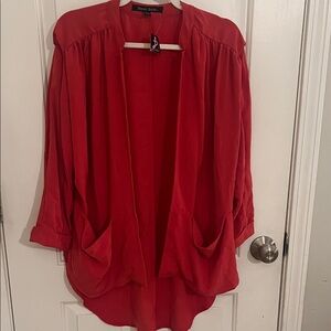 Sweet Rain Vibrant Red Blouse